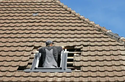 Pose de velux - Fleury-en-Bière